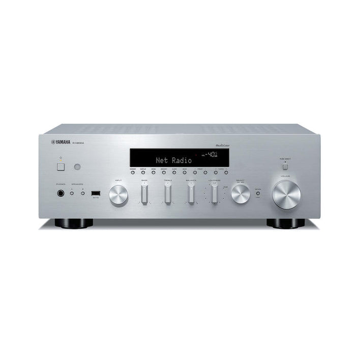 Yamaha R-N600A | Récepteur réseau/stéréo - MusicCast - Bluetooth - Wi-Fi - AirPlay 2 - Argent-Sonxplus St-Georges