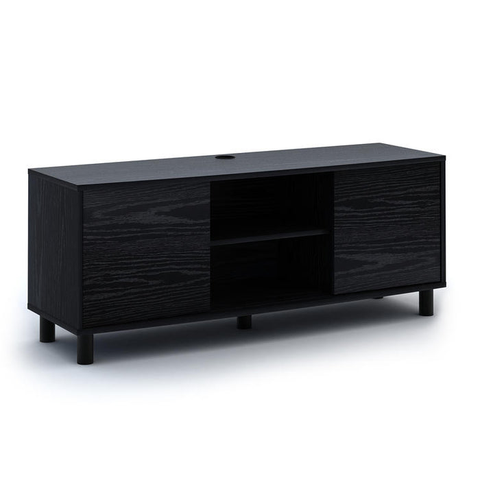 Sonora S20V55N | Meuble Téléviseur - 55" de large - 2 Armoires - Noir-Sonxplus St-Georges