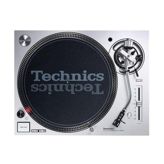 Technics SL-1200MK7SILVER | Table Tournante DJ - Moteur à entraînement direct - Fonction de lecture inversée - Argent-Sonxplus St-Georges