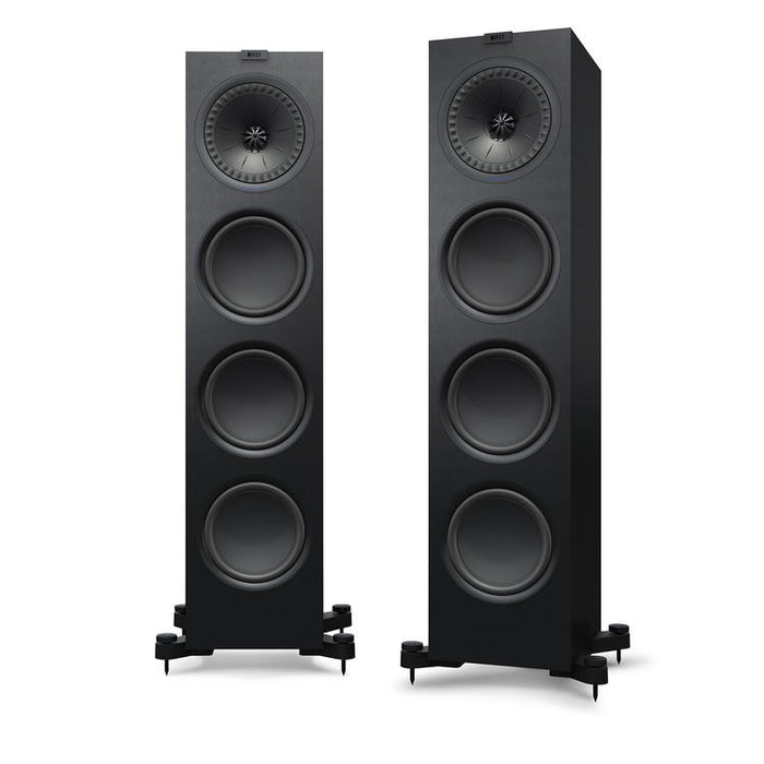 KEF Q950 | Haut-parleurs sur pieds - 2.5 Voies - Hi-Fi - Noir Satin - Paire-Sonxplus St-Georges