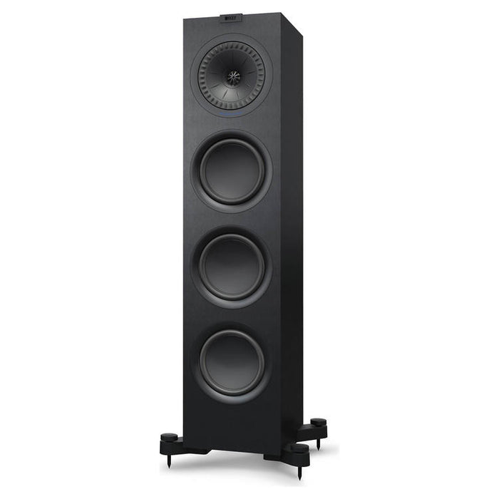 KEF Q750 | Haut-parleurs sur pieds - 2.5 Voies - Hi-Fi - Noir Satin - Paire-Sonxplus St-Georges