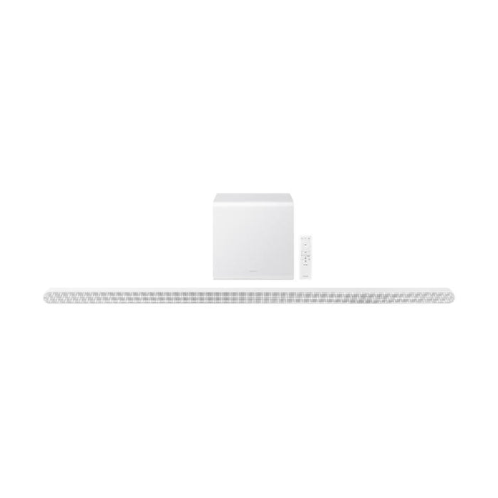 Samsung HW-S801D | Barre de son ultra slim - 3.1.2 canaux - Caisson de graves sans fil - 330W - Dolby Atmos - Bluetooth - Blanc-Sonxplus St-Georges