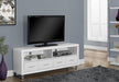 Monarch Specialties I2518 | Meuble TV - 60" - 4 Tiroirs - Blanc-Sonxplus St-Georges