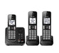 Panasonic KX-TGD393B | Téléphone sans fil - 3 combinés - Répondeur - Noir-Sonxplus St-Georges