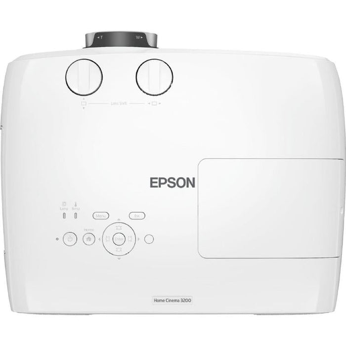 Epson Home Cinema 3200 | Projecteur 3LCD Cinéma maison - 16:9 - 4K Pro-UHD - Blanc-Sonxplus St-Georges