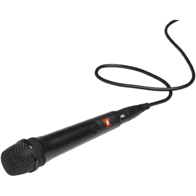 JBL PBM 100 | Microphone PartyBox filaire - Réduction du bruit ambiant - Noir-Sonxplus St-Georges
